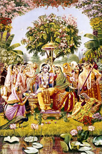 Giving Pleasure to Sri Krishna