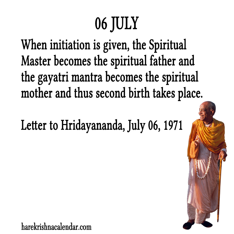 Srila Prabhupada Quotes For Month July 06