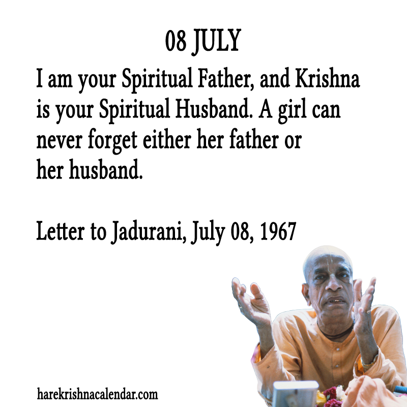 Srila Prabhupada Quotes For Month July 08