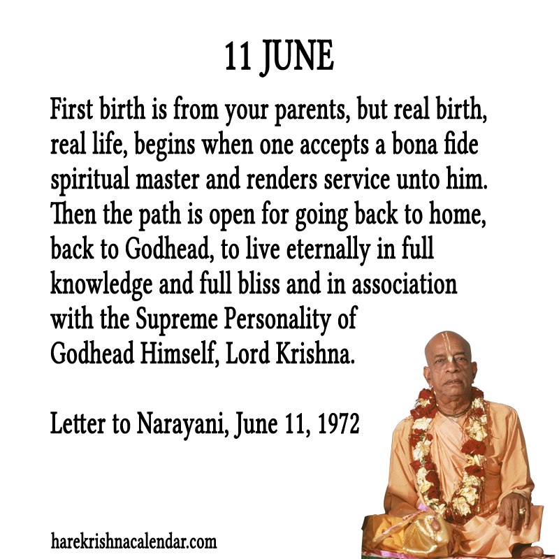 Srila Prabhupada Quotes For Month June11