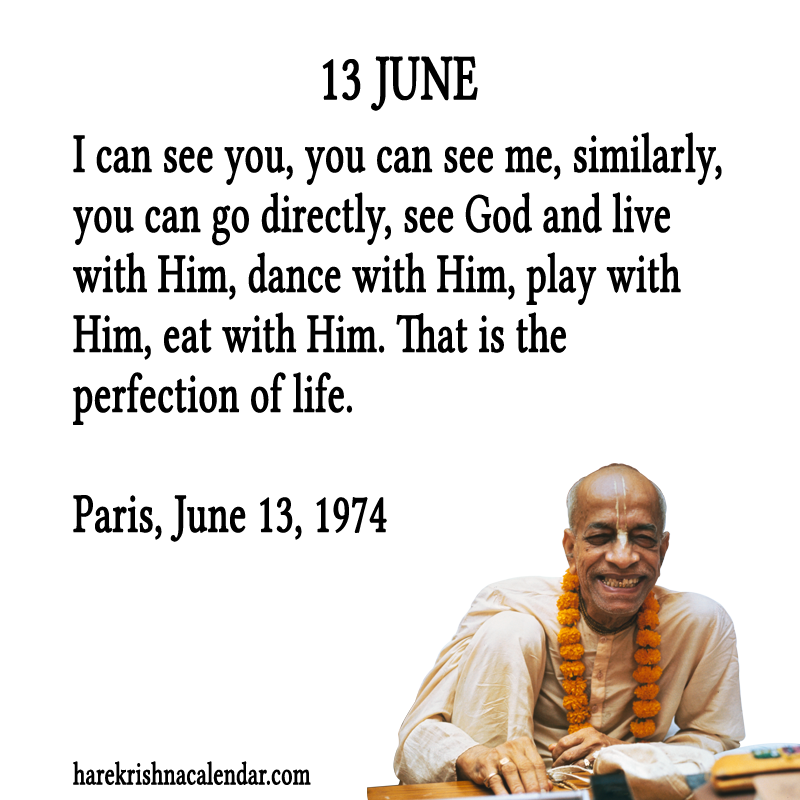 Srila Prabhupada Quotes For Month June13