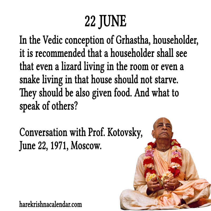 Srila Prabhupada Quotes For Month June22