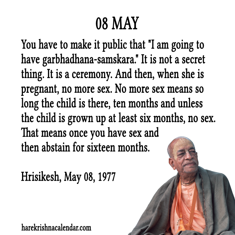 Srila Prabhupada Quotes For Month May 08