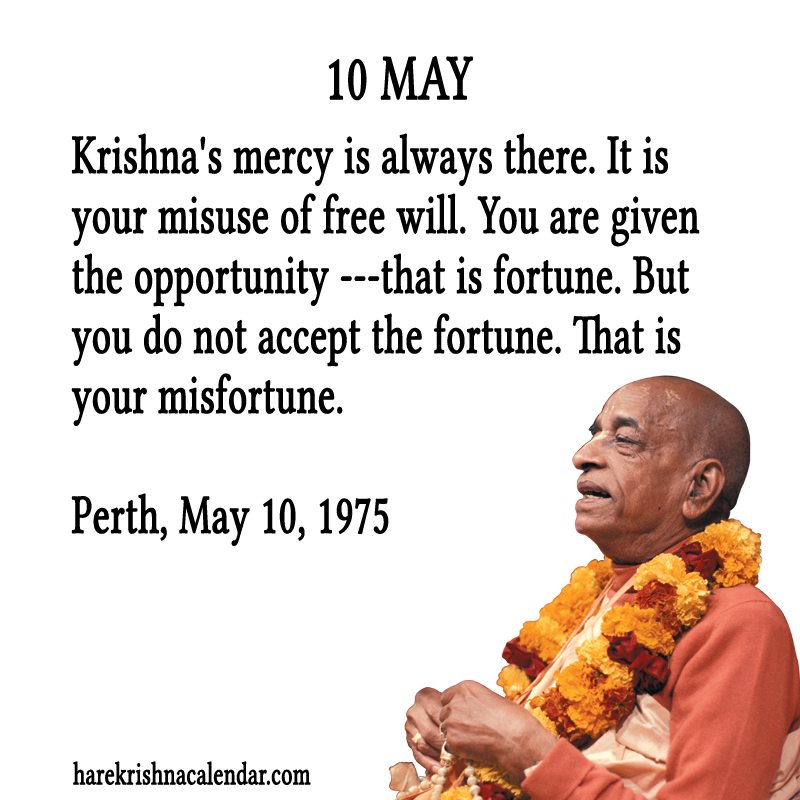 Srila Prabhupada Quotes For Month May 10