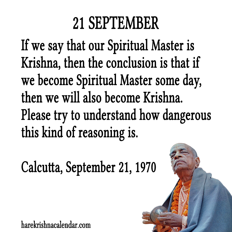 Srila Prabhupada Quotes For Month September 21